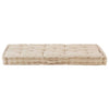 Stella Homewares Pallet Floor Cushions 2 pcs Cotton Beige