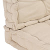 Stella Homewares Pallet Floor Cushions 2 pcs Cotton Beige