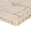Stella Homewares Pallet Floor Cushions 2 pcs Cotton Beige