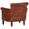 Stella Homewares Armchair Brown Real Goat Leather