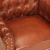 Stella Homewares Armchair Brown Real Goat Leather
