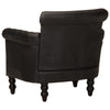 Stella Homewares Armchair Black Real Goat Leather