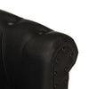 Stella Homewares Armchair Black Real Goat Leather