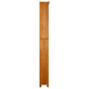 Stella Homewares 7-Tier Bookcase 90x22.5x200 cm Solid Oak Wood