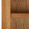 Stella Homewares Bookcase with 2 Doors 70x30x180 cm Solid Oak Wood