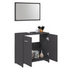 Stella Homewares Bathroom Furniture Set Grey Engineered Wood