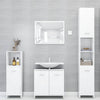 Stella Homewares Bathroom Cabinet White 30x30x95 cm Engineered Wood