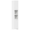 Stella Homewares Bathroom Cabinet White 30x30x183.5 cm Engineered Wood