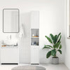 Stella Homewares Bathroom Cabinet White 30x30x183.5 cm Engineered Wood