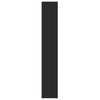 Stella Homewares Bathroom Cabinet Black 30x30x183.5 cm Engineered Wood