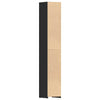 Stella Homewares Bathroom Cabinet Black 30x30x183.5 cm Engineered Wood