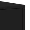 Stella Homewares Bathroom Cabinet Black 30x30x183.5 cm Engineered Wood