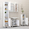 Stella Homewares Bathroom Mirror Cabinet White 80x20.5x64 cm Engineered Wood