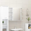 Stella Homewares Bathroom Mirror Cabinet White 80x20.5x64 cm Engineered Wood