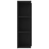 Stella Homewares Bathroom Mirror Cabinet Black 80x20.5x64 cm Engineered Wood