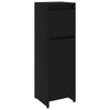 Stella Homewares Bathroom Cabinet Black 30x30x95 cm Engineered Wood
