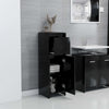 Stella Homewares Bathroom Cabinet Black 30x30x95 cm Engineered Wood