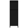 Stella Homewares Bathroom Cabinet Black 30x30x95 cm Engineered Wood