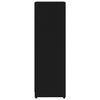 Stella Homewares Bathroom Cabinet Black 30x30x95 cm Engineered Wood