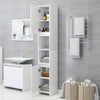 Stella Homewares Bathroom Cabinet White 30x30x183.5 cm Engineered Wood