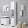 Stella Homewares Bathroom Cabinet White 30x30x183.5 cm Engineered Wood