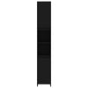 Stella Homewares Bathroom Cabinet Black 30x30x183.5 cm Engineered Wood