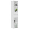Stella Homewares Book Cabinet White 36x30x171 cm Engineered Wood