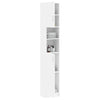 Stella Homewares Bathroom Cabinet White 32x25.5x190 cm Engineered Wood