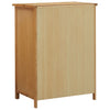 Stella Homewares Wardrobe 76x52x105 cm Solid Oak Wood