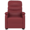 Stella Homewares Stand up Chair Wine Red Faux Leather