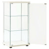 Stella Homewares Storage Cabinet Tempered Glass White