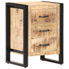 Stella Homewares Bedside Cabinet 40x35x55 cm Solid Mango Wood