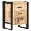 Stella Homewares Bedside Cabinet 40x35x55 cm Solid Mango Wood