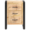 Stella Homewares Bedside Cabinet 40x35x55 cm Solid Mango Wood