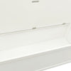 Stella Homewares Storage Bench 126 cm White Solid Fir Wood
