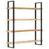 Stella Homewares 4-Tier Bookcase 160x40x180 cm Rough Mango Wood