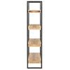 Stella Homewares 4-Tier Bookcase 160x40x180 cm Rough Mango Wood