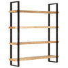 Stella Homewares 4-Tier Bookcase 160x40x180 cm Rough Mango Wood