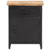 Stella Homewares Bedside Cabinet 40x30x52 cm Rough Mango Wood