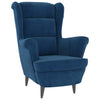 Stella Homewares Armchair Blue Velvet