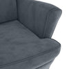 Stella Homewares Armchair Dark Grey Velvet