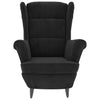 Stella Homewares Armchair Black Velvet