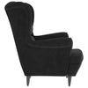 Stella Homewares Armchair Black Velvet