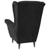 Stella Homewares Armchair Black Velvet
