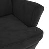 Stella Homewares Armchair Black Velvet