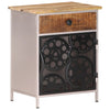 Stella Homewares Bedside Cabinet 40x30x50 cm Rough Mango Wood