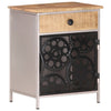 Stella Homewares Bedside Cabinet 40x30x50 cm Rough Mango Wood