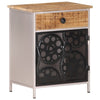 Stella Homewares Bedside Cabinet 40x30x50 cm Rough Mango Wood