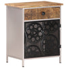 Stella Homewares Bedside Cabinet 40x30x50 cm Rough Mango Wood