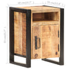 Stella Homewares Bedside Cabinet 40x35x55 cm Solid Wood Mango
